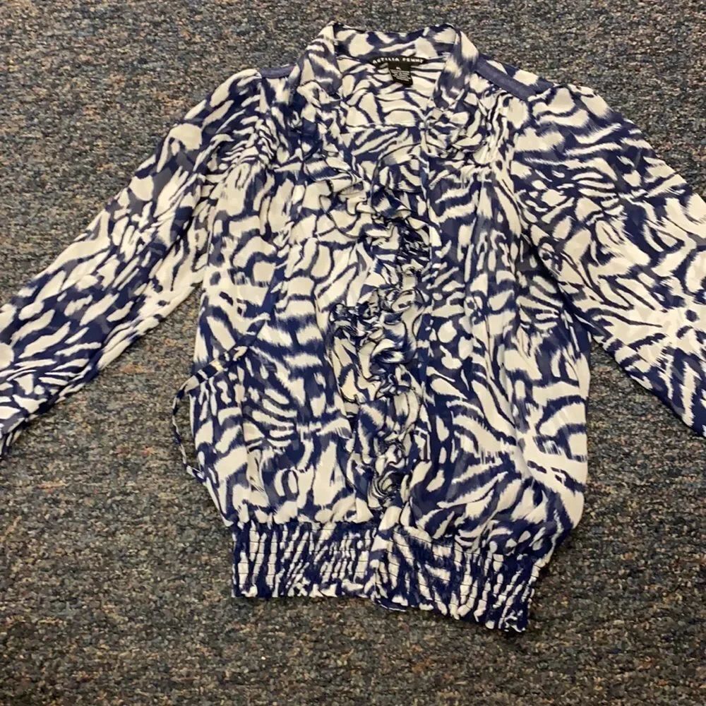 Antilla Femme Sheer Blouse sz. Large petite